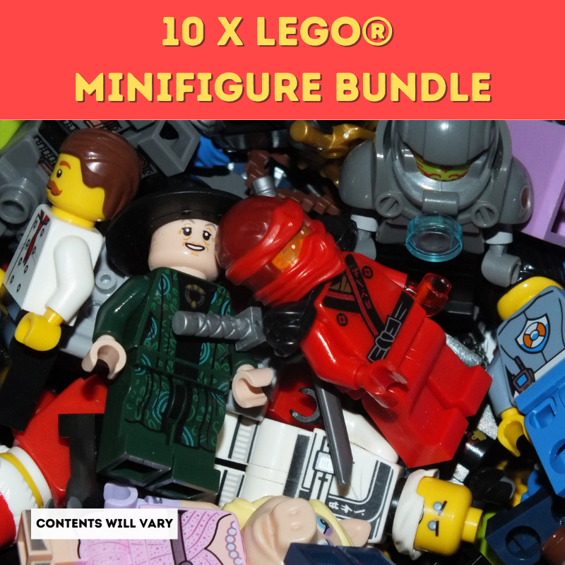 10 x Random LEGO® Minifigure Bundle - Bits and Blocks