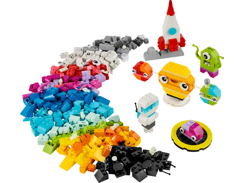 lego space, lego planets, lego creative space, plants and space
