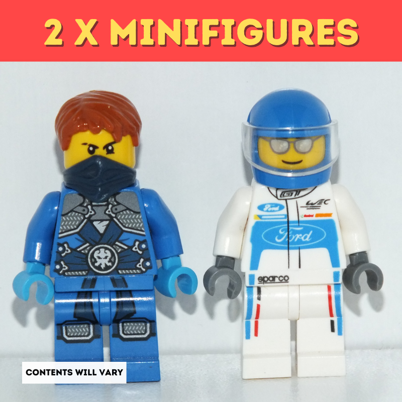 lego minifigures, 2 minifigures, loose lego minifigures