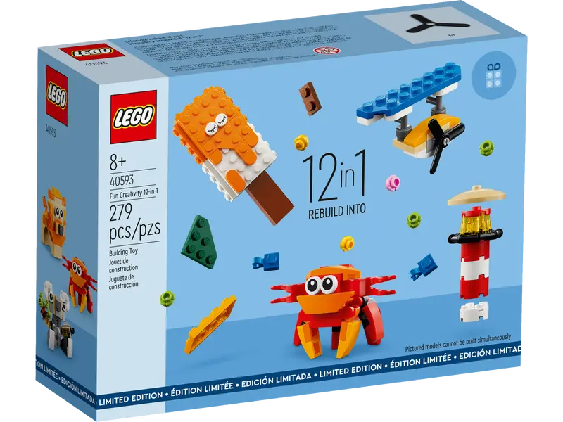 lego 12 in 1, lego creative, lego build, lego fun, 12 in 1 lego gift with purchase