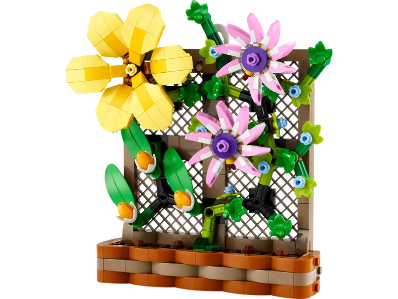 lego gwp, lego flowers, lego flower set, lego trellis display, lego flower trellis, lego floral set, floral flowers