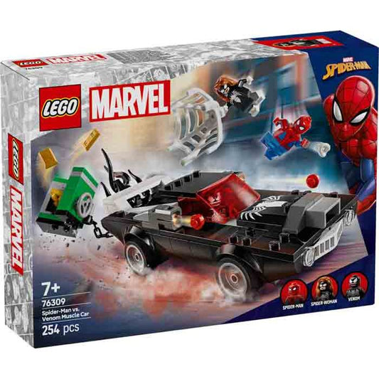 lego marvel, lego spider-man, lego venom, lego  76309, lego spider-woman