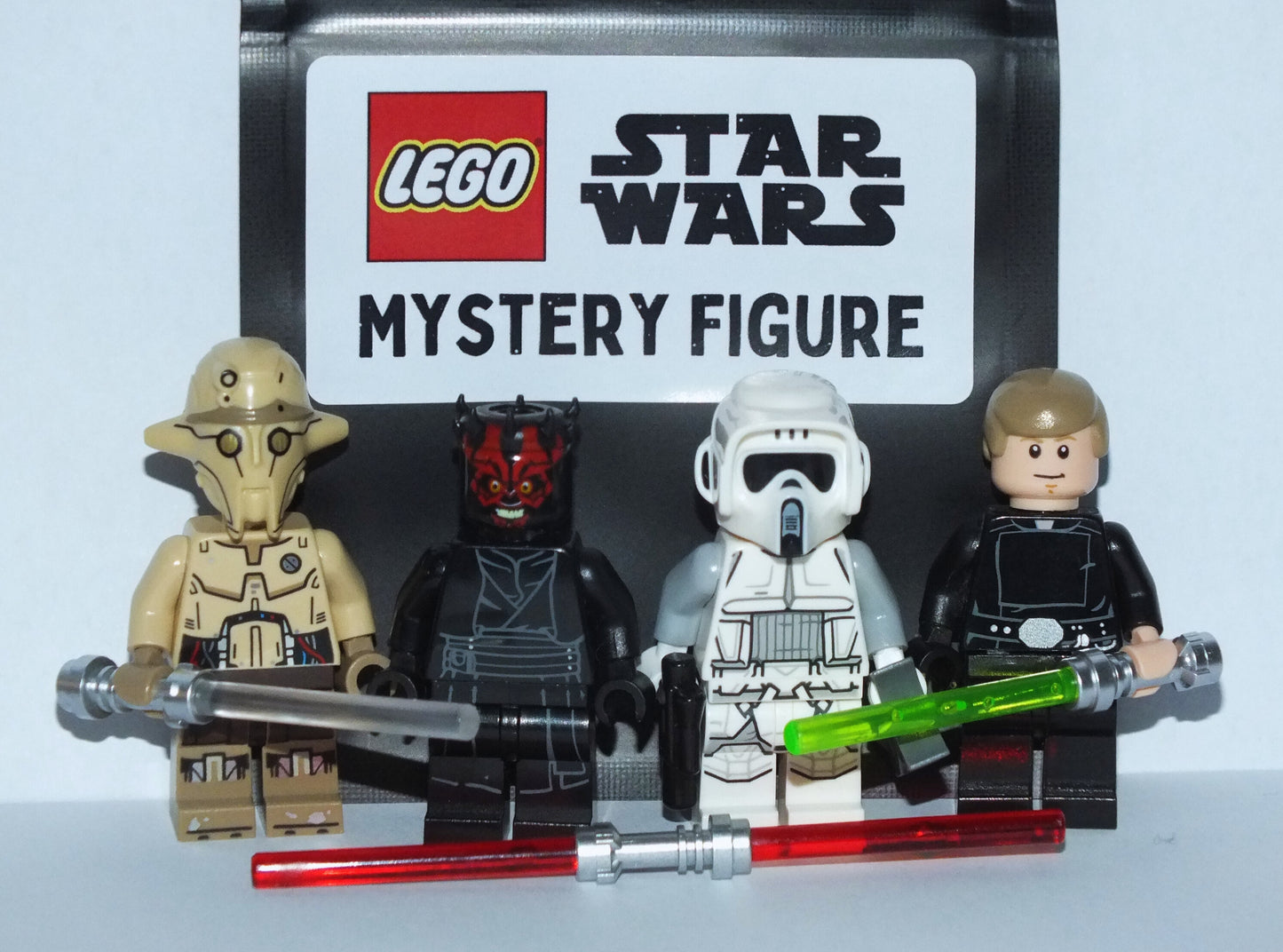 lego star wars, lego mystery minifigure, lego blind bag, lego star wars blind bag, lego star wars mystery figure, lego vader figure, lego darth maul minifigure, mystery blind bag, lego luke skywalker, LEGO® Star Wars™ Mystery Minifigure