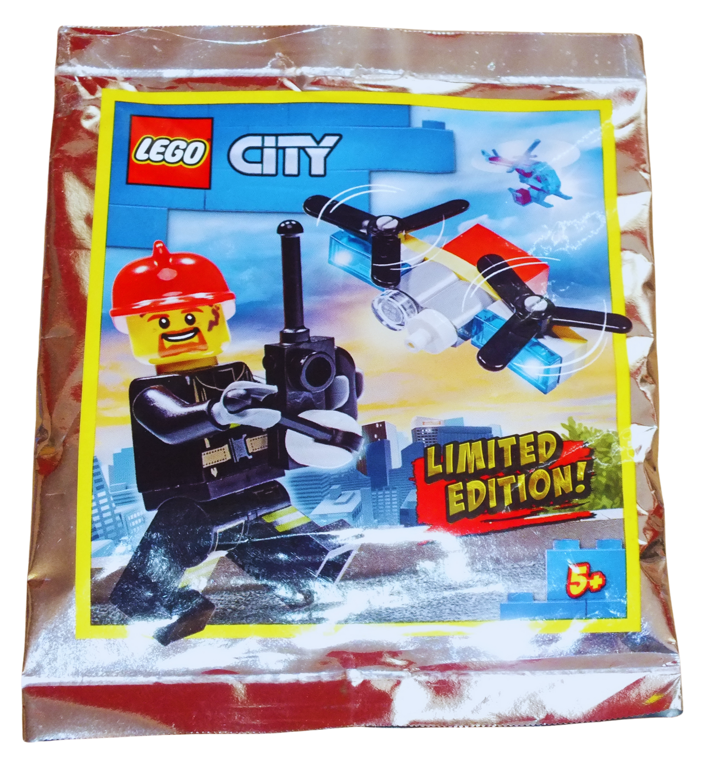 LEGO® CITY Fireman with Drone Foil Pack 952002 - Bits and Blocks