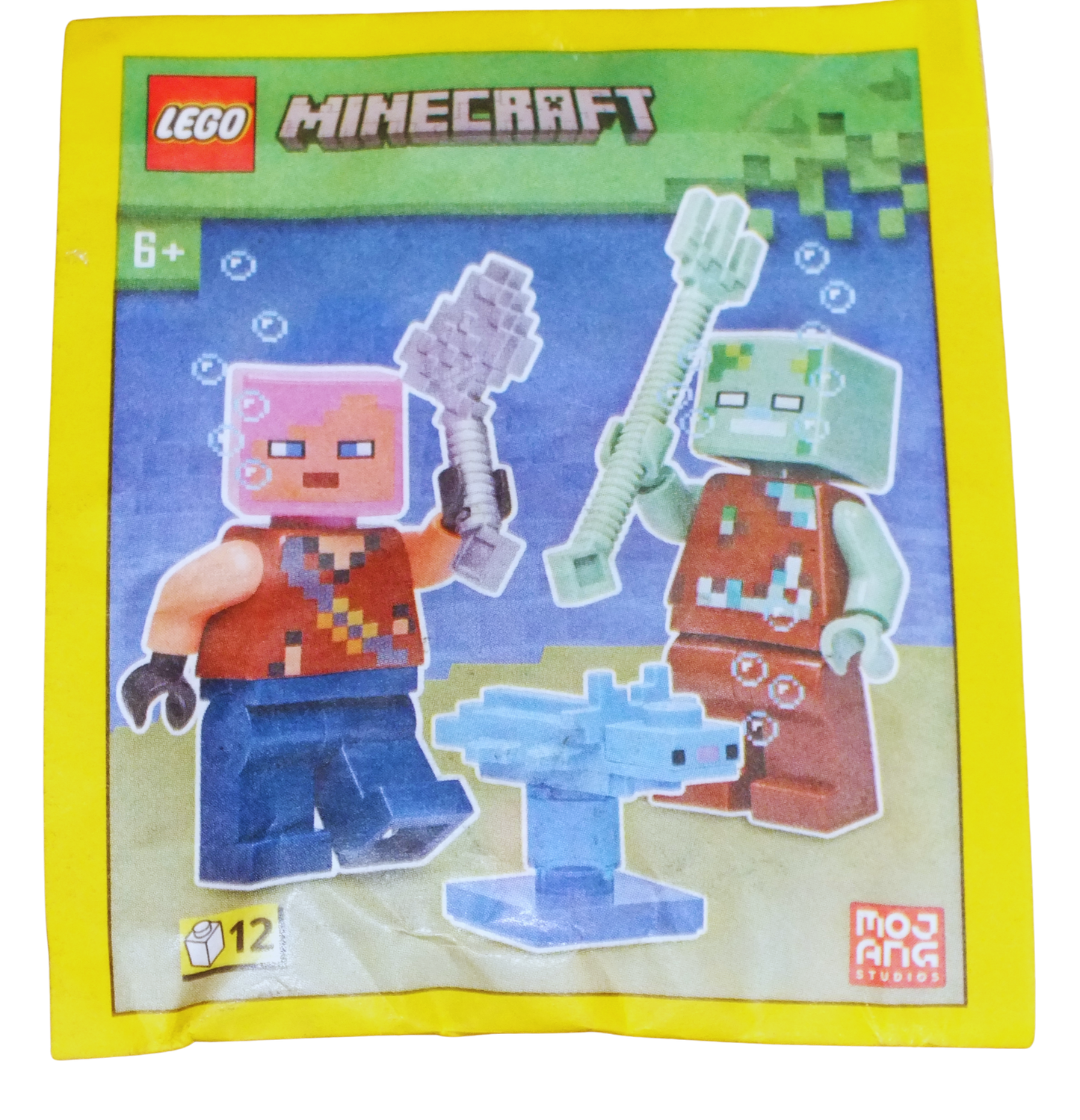 LEGO® Minecraft Adventurer, Drowned and Axolotl Paper Pack 662303 - Bits and Blocks