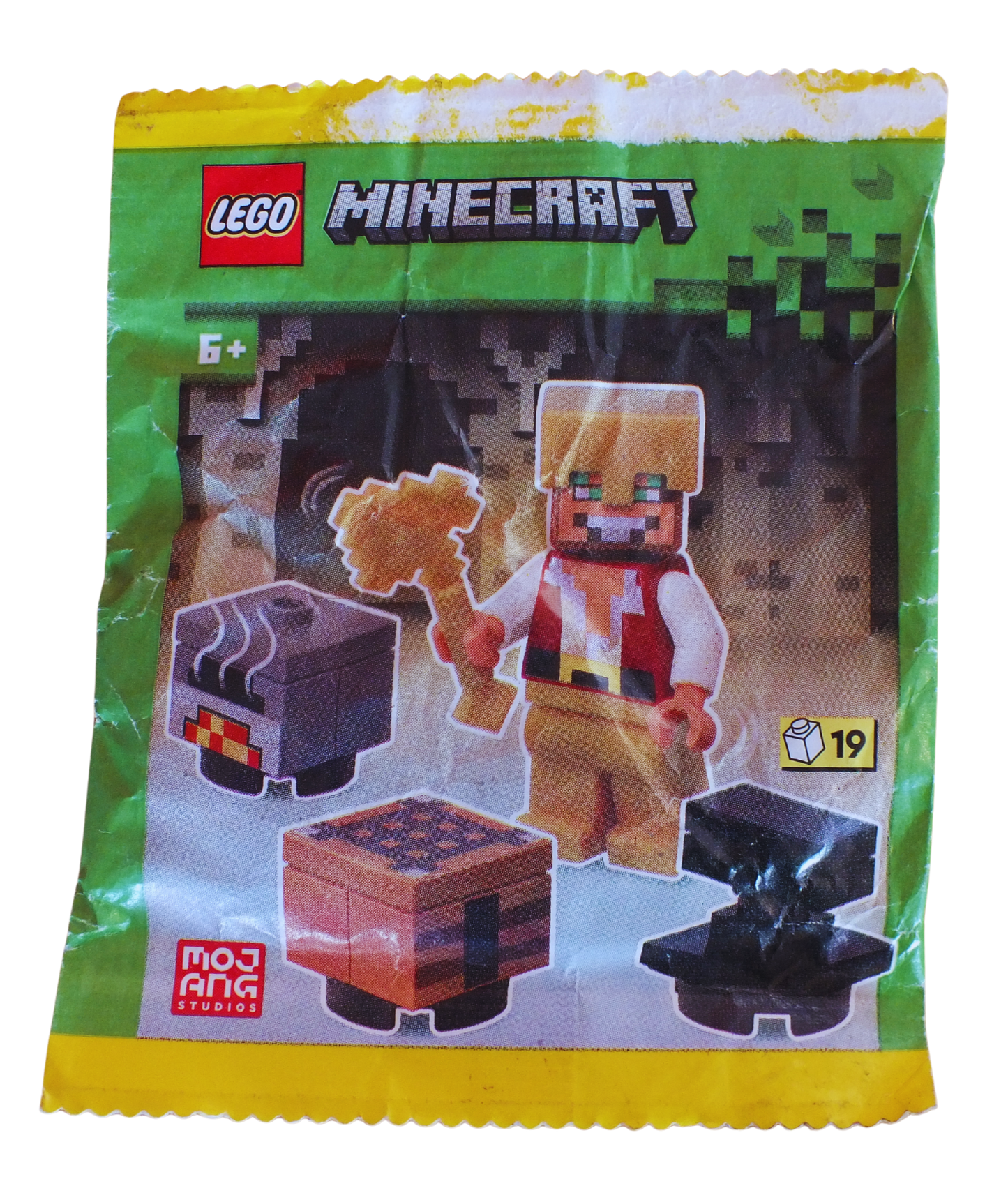 LEGO® Minecraft Hero with Crafting Table, Furnace and Anvil Paper Pack 472506 - Bits and Blocks