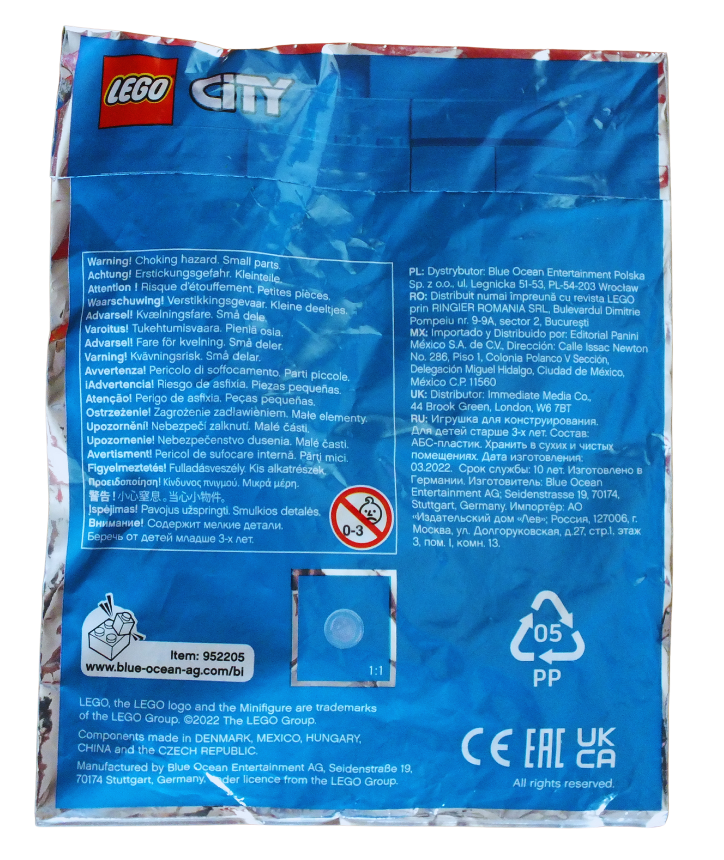 LEGO® CITY Sally Stardust's Satellite Foil Pack 952205 - Bits and Blocks