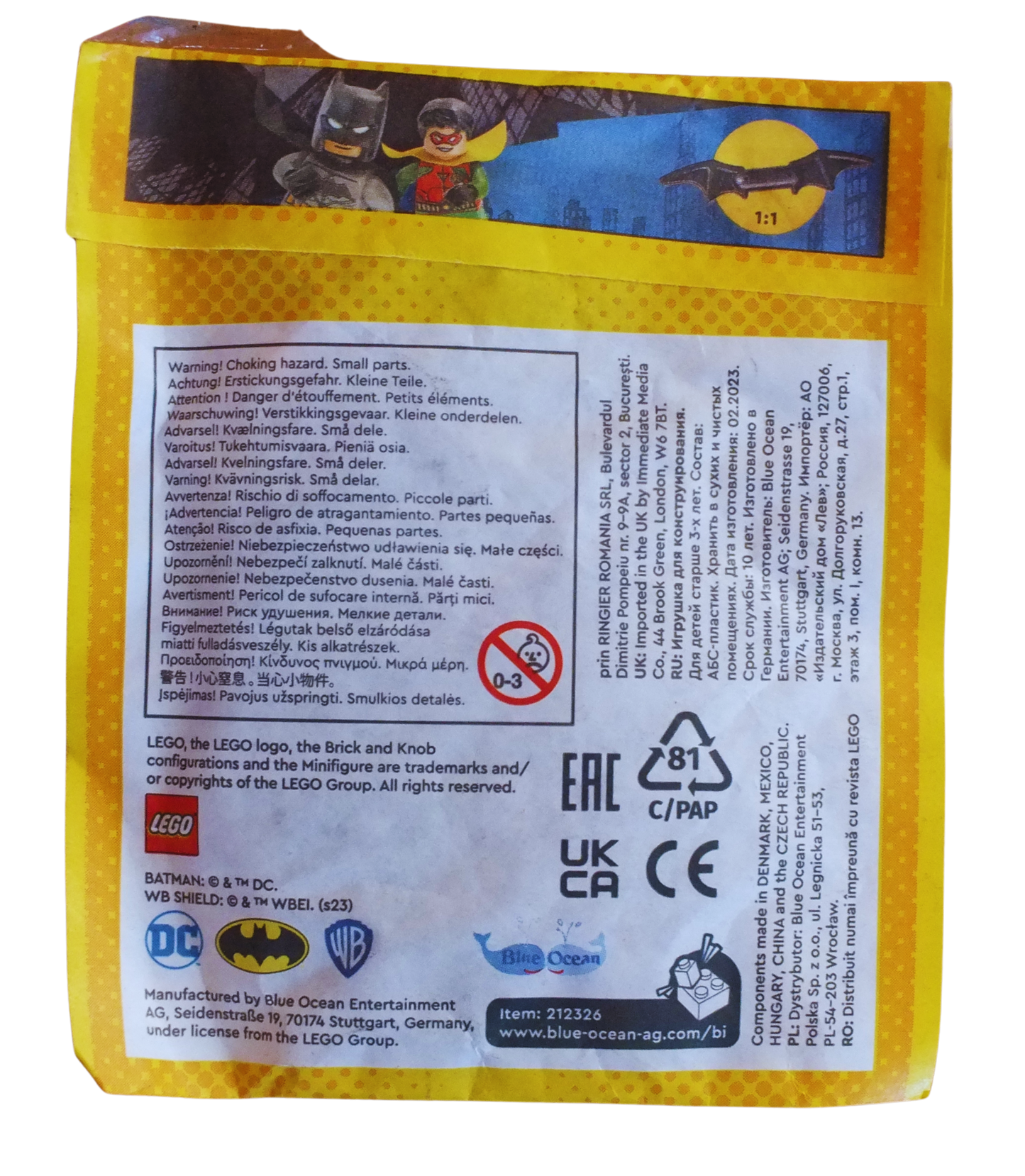LEGO® DC Batman with Jet Paper Pack 212326 - Bits and Blocks