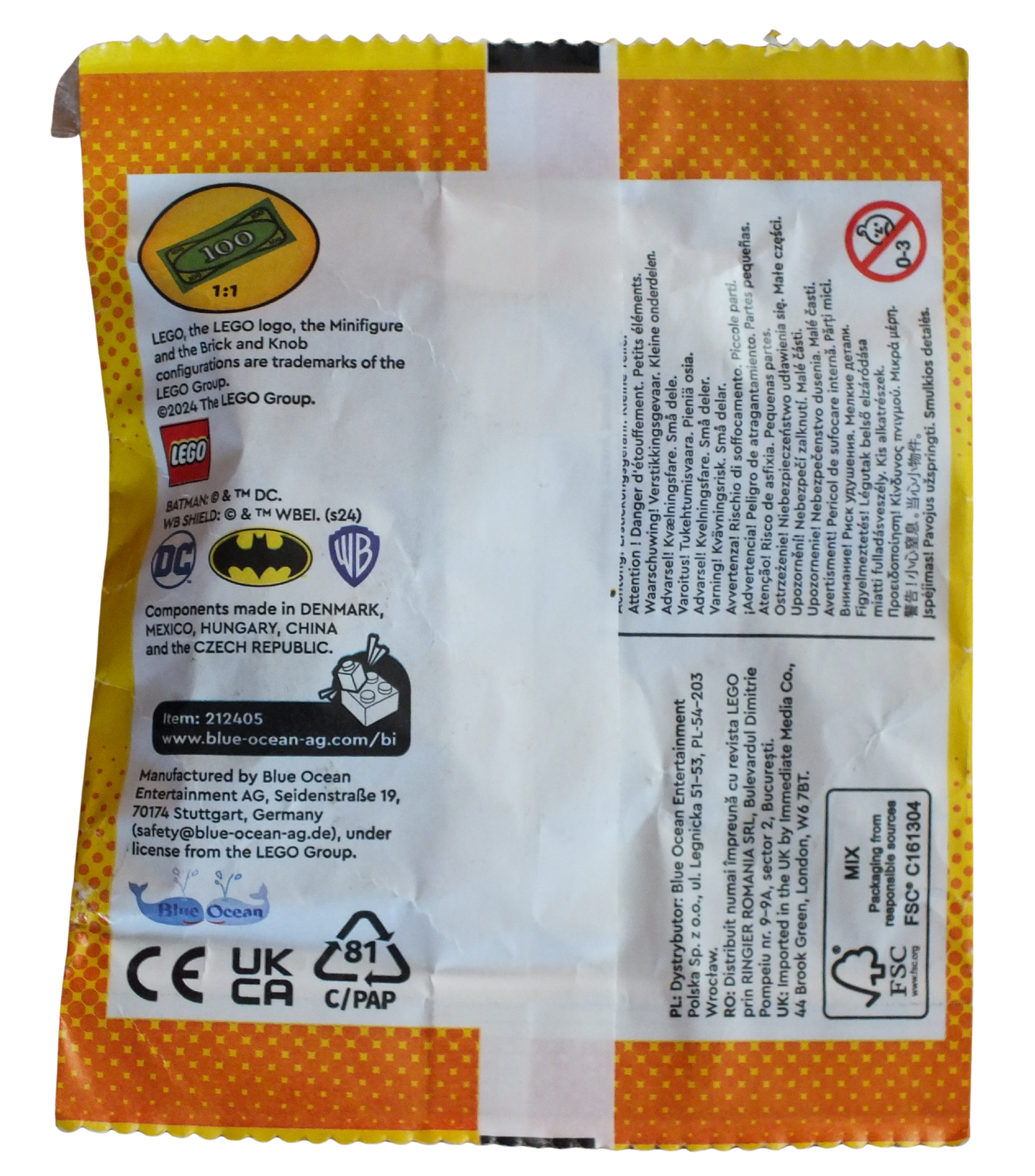 LEGO® DC The Joker and Cash Machine Paper Pack 212405 - Bits and Blocks