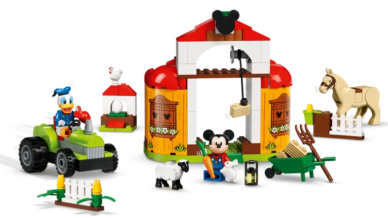 lego donald, donald duck, donald and mickey, lego mickey and donald, lego farm, lego disney farm. lego mickey