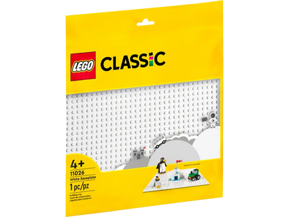 lego white baseplate, white 32x32 baseplate