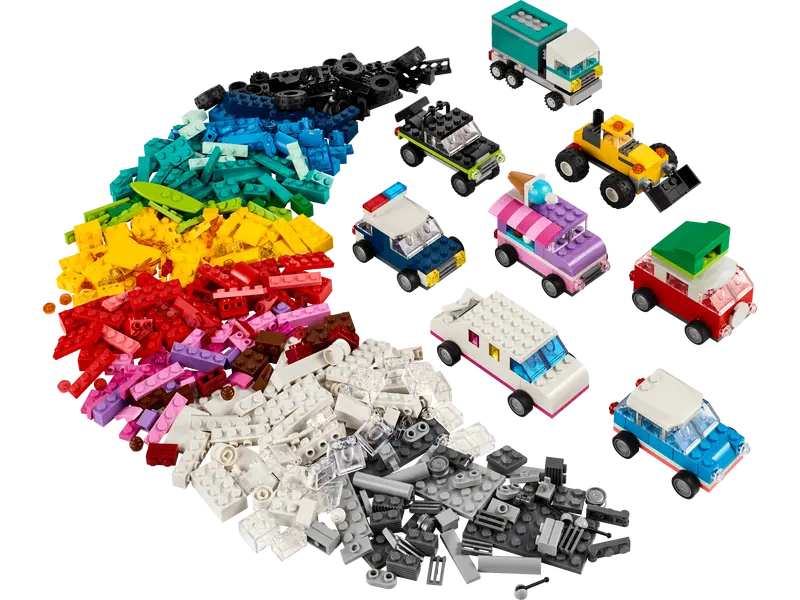 lego classic, lego classic vehicles, classic vehicles pack, lego cars 
