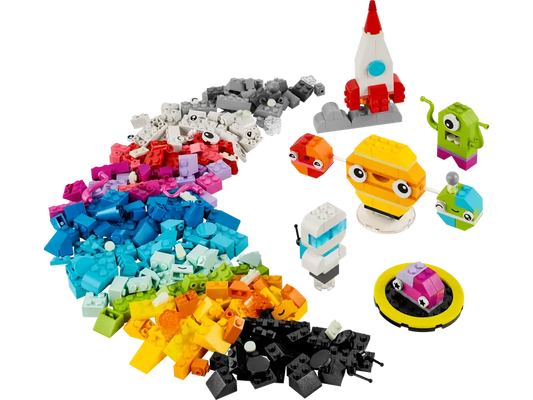 lego space, lego planets, lego creative space, plants and space