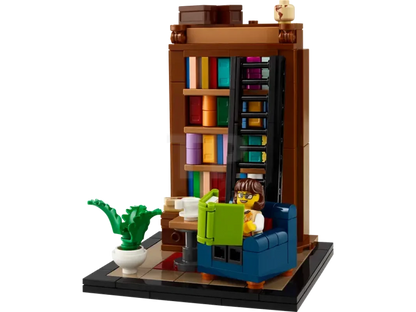 lego books, lego ideas, lego library, lego books are my passion, lego gwp, lego 40698, lego bookshelf, lego bookcase 