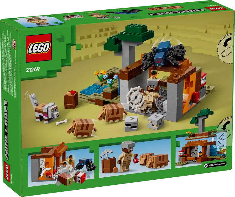 LEGO® Minecraft The Armadillo Mine Expedition 21269 - Bits and Blocks
