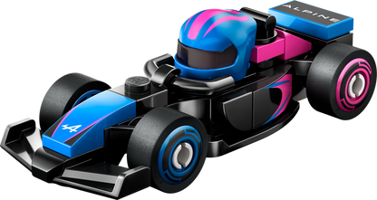 F1 Lego car, F1 lego race cars, F1 lego race car collectable, F1 lego Alpine car