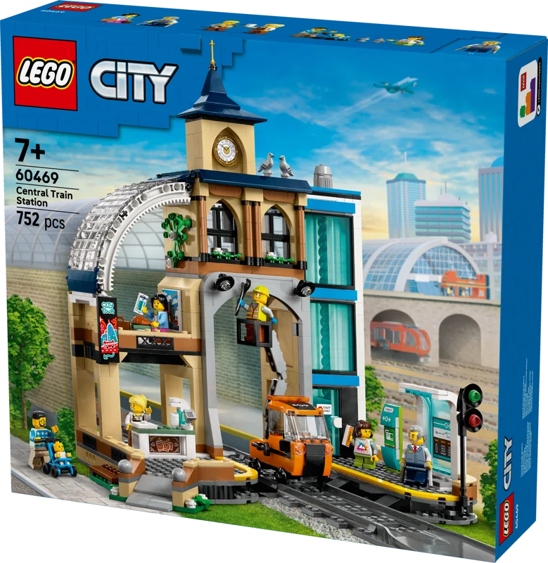 LEGO® CITY - Central Train Station 60469 - Bits and Blocks