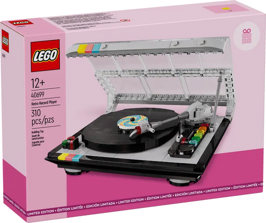 LEGO® Retro Record Player, 40699, lego limited edition, lego gift, lego gift with purchase, lego record player, lego player