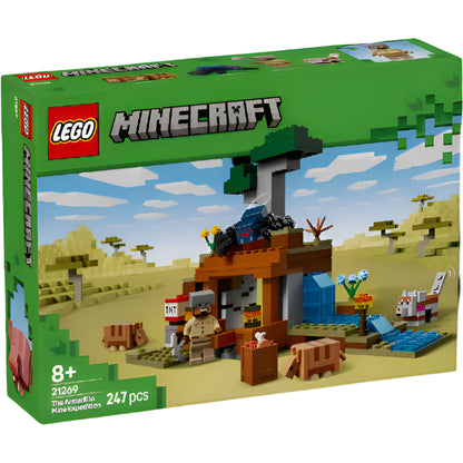 lego armadillo, lego Minecraft, lego steve minifigure, lego enderman, lego pillager, lego zombies
