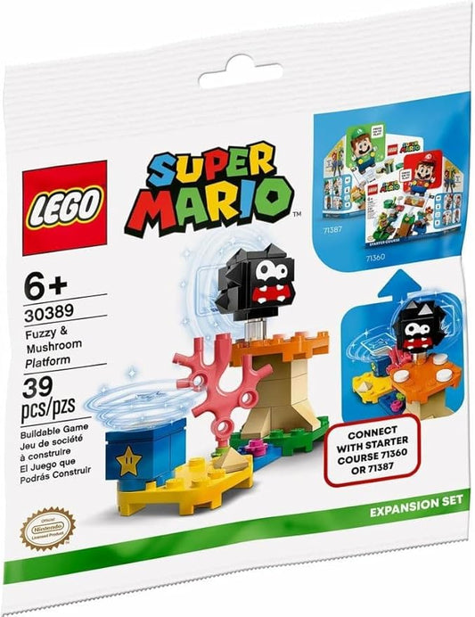 LEGO® Super Mario Fuzzy & Mushroom Platform Polybag 30389 - Bits and Blocks