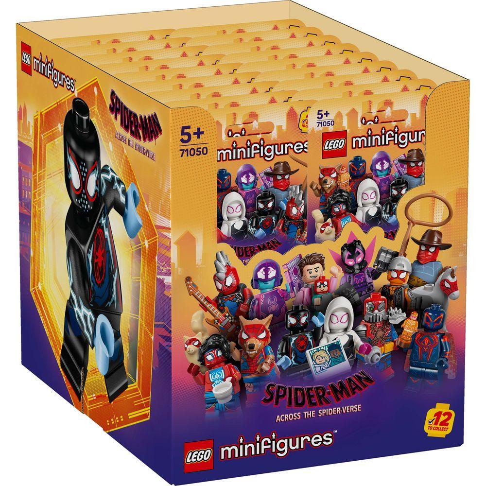 LEGO Spider-Man Across the Spider-Verse 71050 collectable minifigure from Bits and Blocks, featuring Spider-Man in dynamic pose.