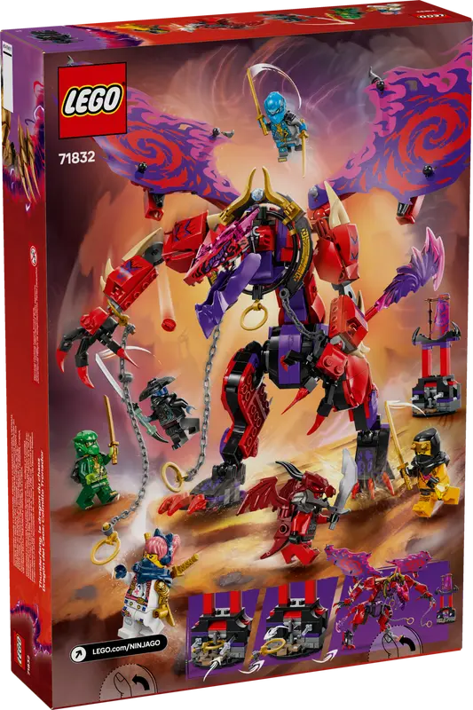 LEGO® NINJAGO - Thunderfang Dragon of Chaos 71832 - Bits and Blocks