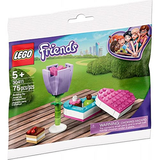 LEGO® Friends Chocolate Box and Flower Polybag 30411 - Bits and Blocks