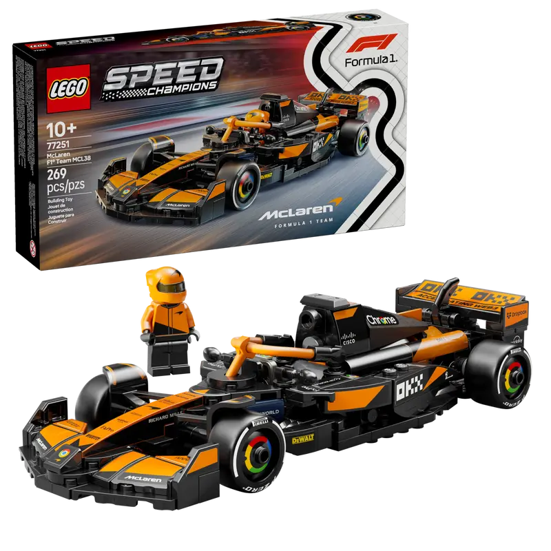 LEGO® Speed Champions - McLaren F1® Team MCL38 Race Car 77251 - Bits and Blocks