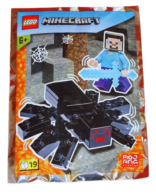 LEGO® Minecraft Steve with Spider Foil Pack 662207