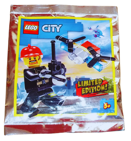 LEGO® CITY Fireman with Drone Foil Pack 952002 - Bits and Blocks