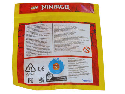 LEGO® Ninjago Golden Dragon Cole Paper Pack 892304