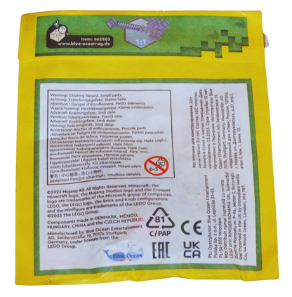 LEGO® Minecraft Adventurer, Drowned and Axolotl Paper Pack 662303 - Bits and Blocks