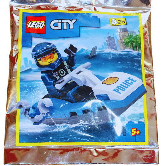 LEGO® CITY Policeman with Jet Ski Foil Pack 952207 - Bits and Blocks