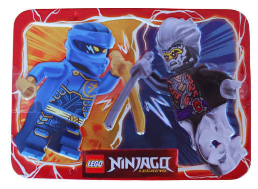 LEGO® Ninjago Jay vs. Cinder Metal Tin 112503 - Bits and Blocks