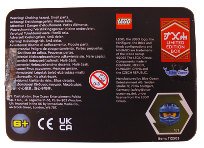 LEGO® Ninjago Jay vs. Cinder Metal Tin 112503 - Bits and Blocks