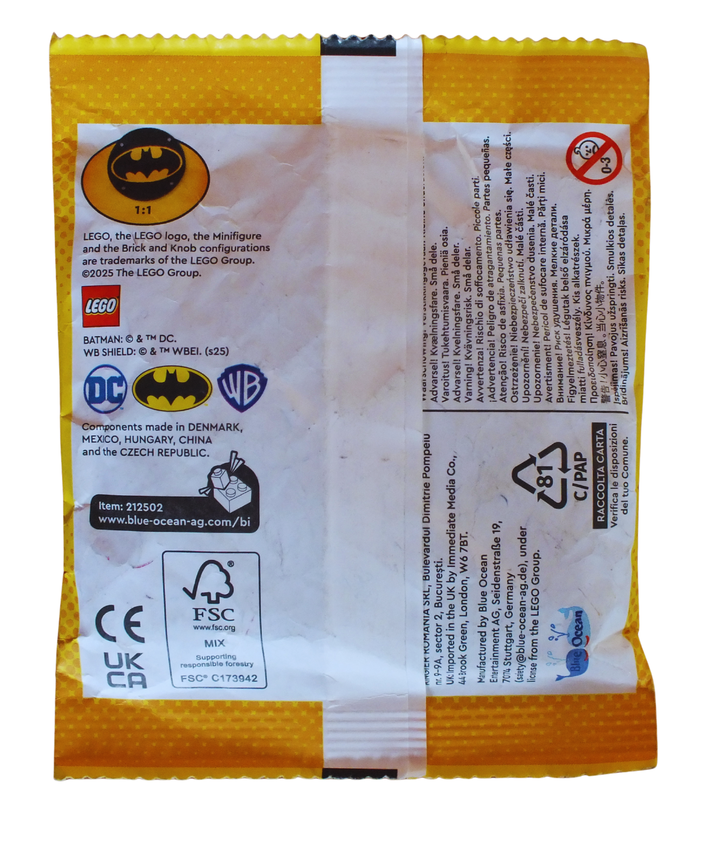 LEGO® DC Batman Batcopter Paper Pack 212502