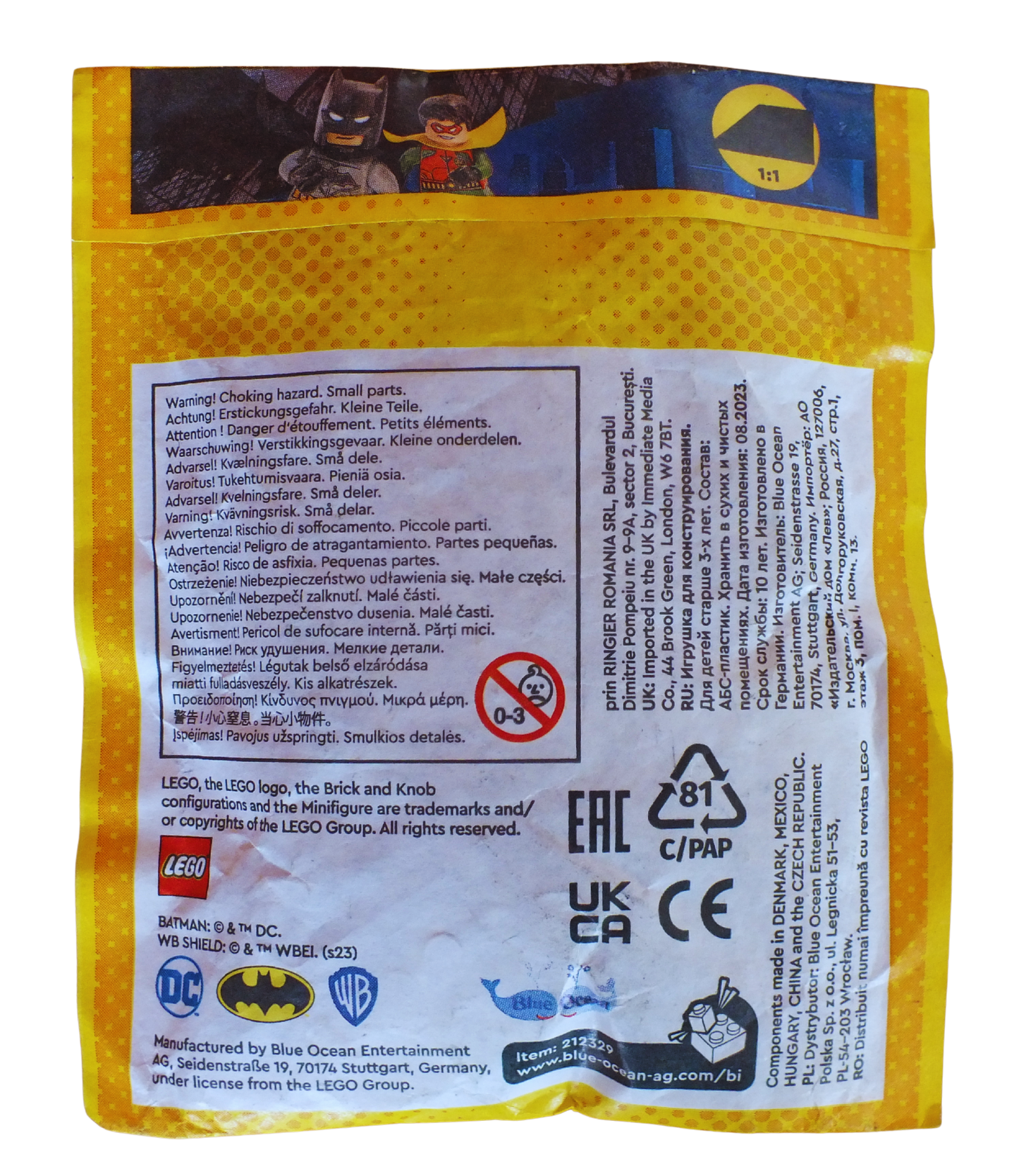 LEGO® DC Batman Batwing Paper Pack 212329