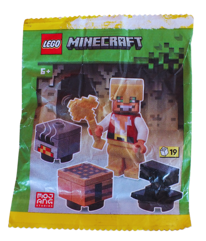 LEGO® Minecraft Hero with Crafting Table, Furnace and Anvil Paper Pack 472506 - Bits and Blocks