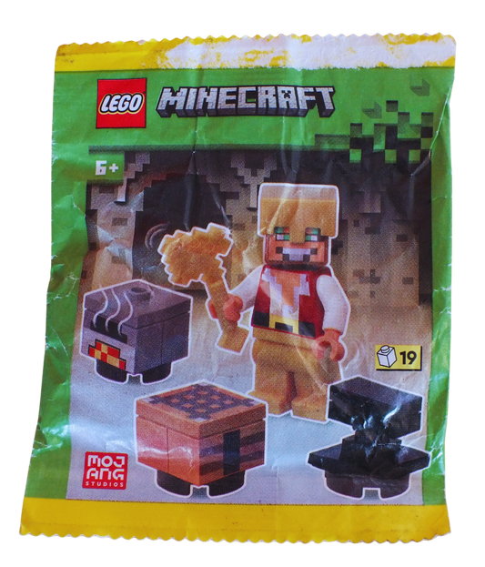 LEGO® Minecraft Hero with Crafting Table, Furnace and Anvil Paper Pack 472506 - Bits and Blocks