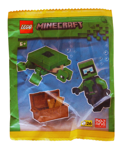 LEGO® Minecraft Diver and Turtle Paper Pack 662505 - Bits and Blocks