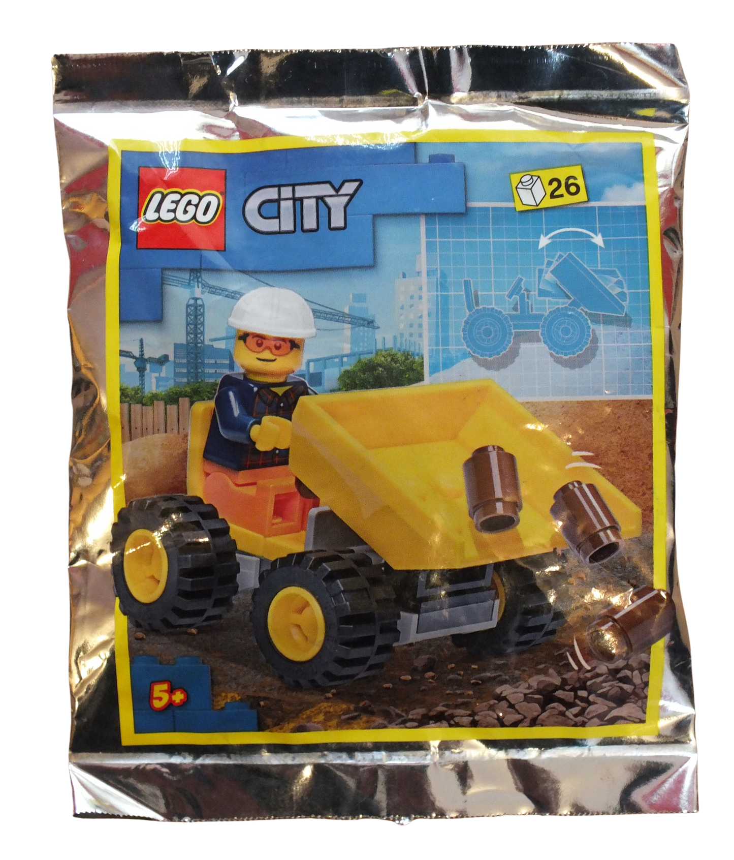 LEGO® CITY Worker With Tipper Truck Foil Pack 952204 - Bits and Blocks