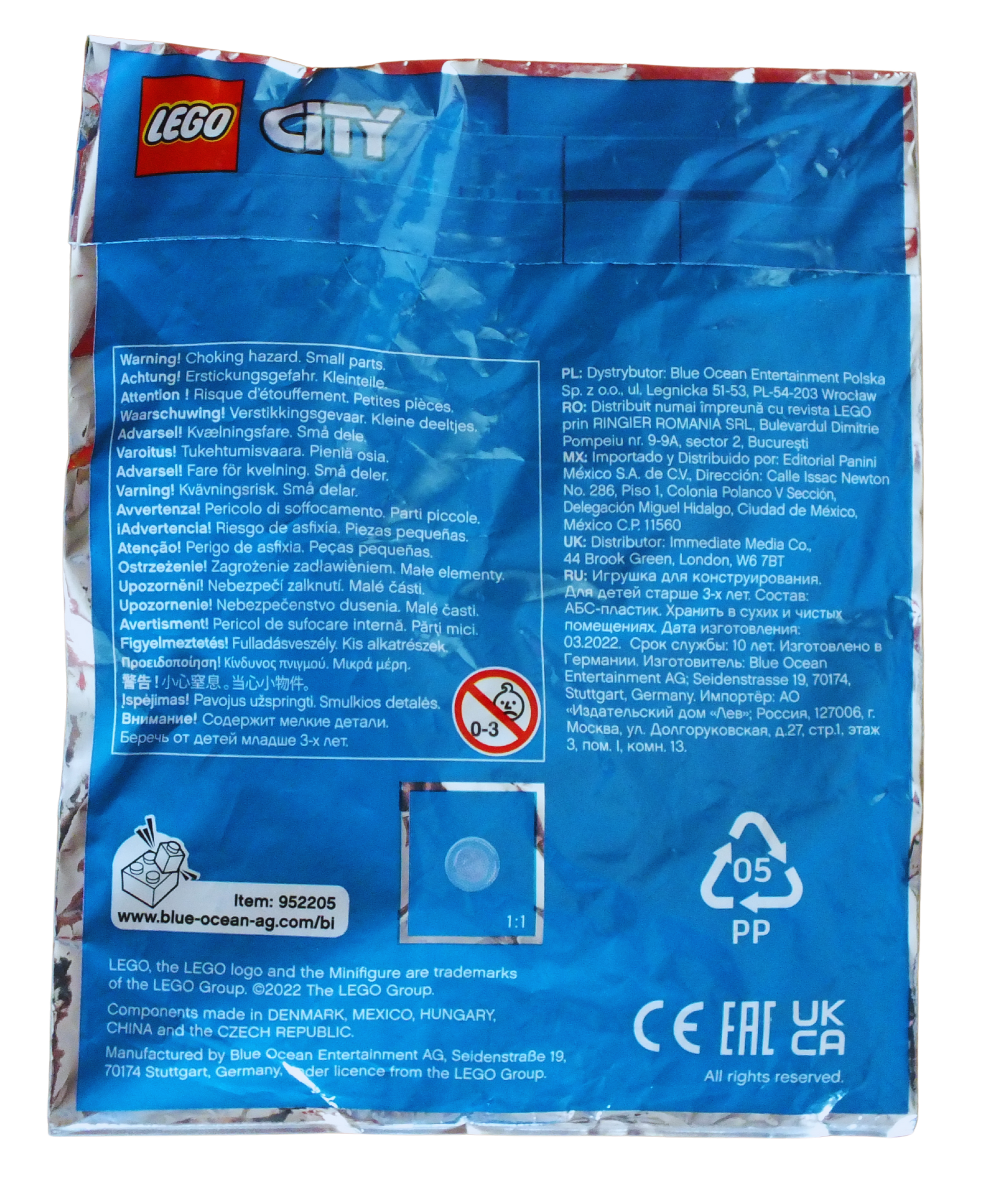 LEGO® CITY Sally Stardust's Satellite Foil Pack 952205 - Bits and Blocks