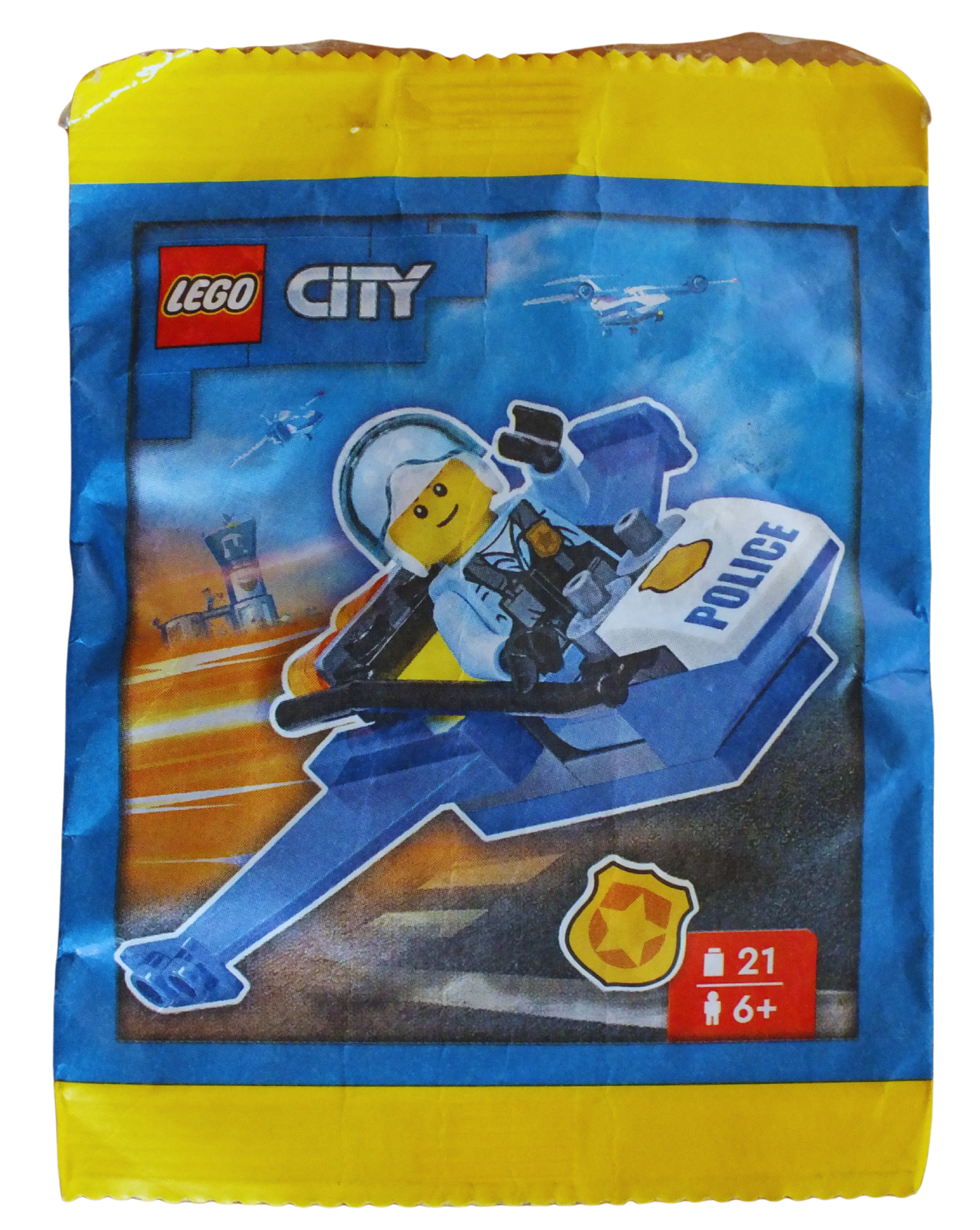 LEGO® CITY Policeman with Jet Paper Pack 952307 - Bits and Blocks