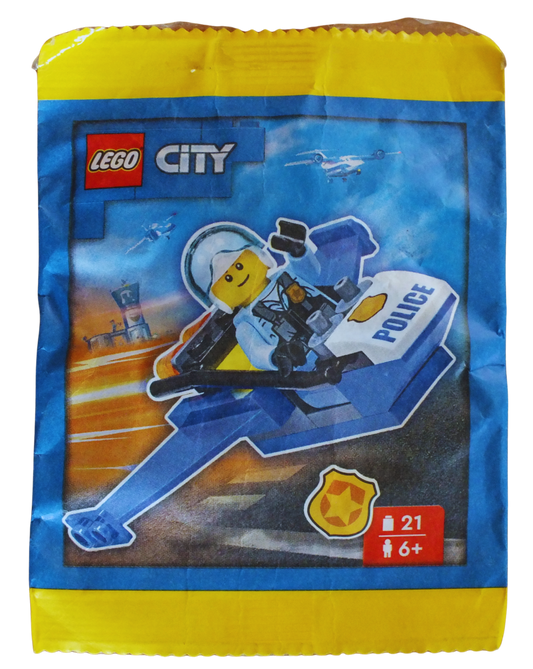 LEGO® CITY LEGO Policeman with Jet Paper Pack 952307 - Bits and Blocks