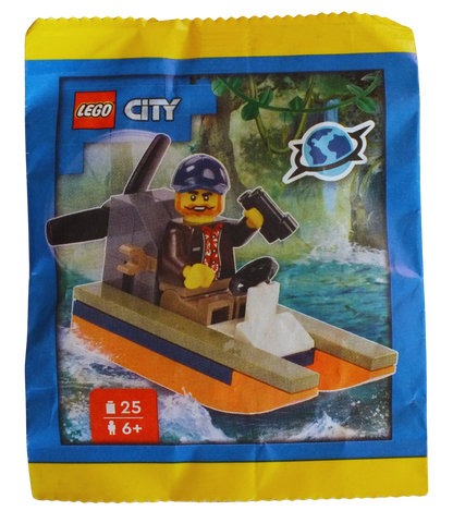LEGO® CITY Jungle Explorer with Swamp Boat Paper Pack 952509 - Bits and Blocks