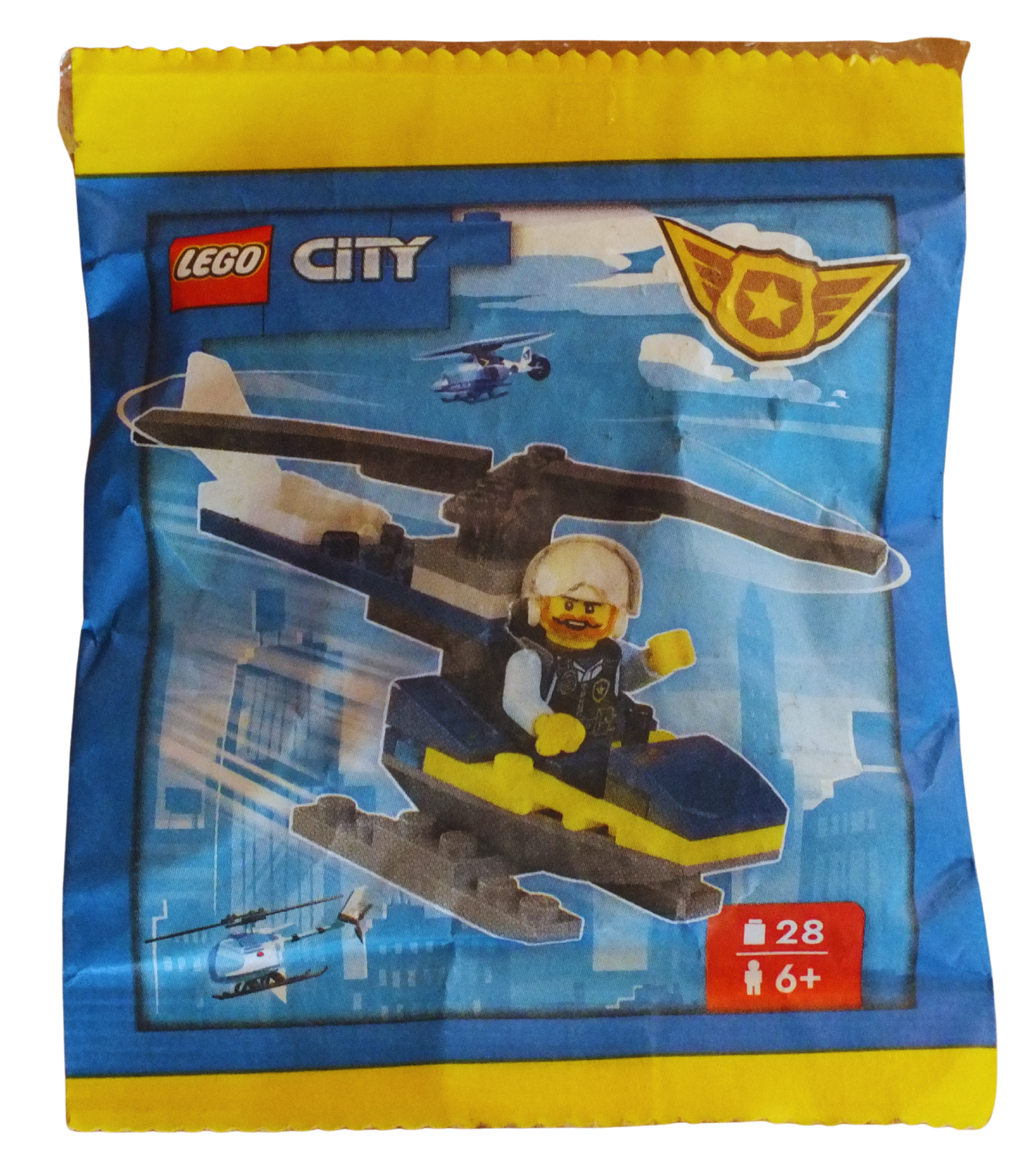 LEGO® CITY Policeman with Helicopter Paper Pack 952402 - Bits and Blocks