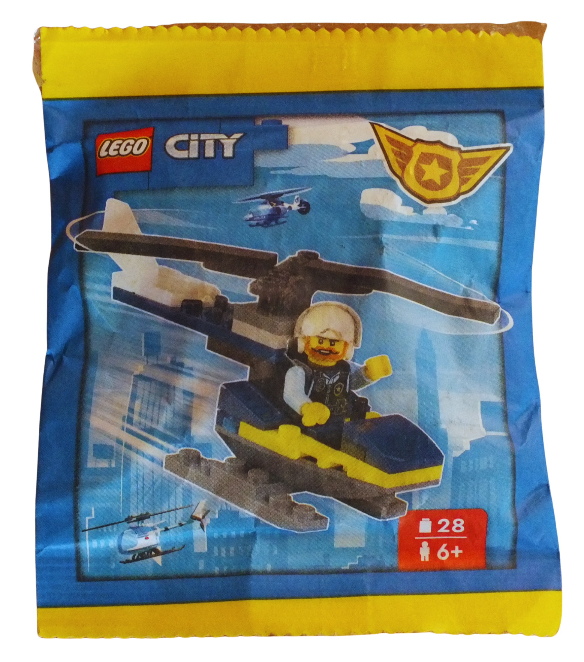 LEGO® CITY Policeman with Helicopter Paper Pack 952402 - Bits and Blocks