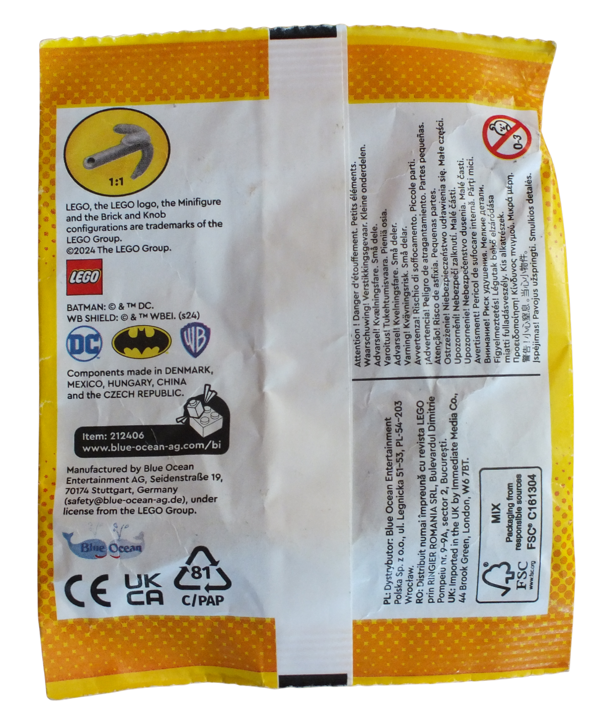 LEGO® DC Batman Minifigure Paper Pack 212406 - Bits and Blocks