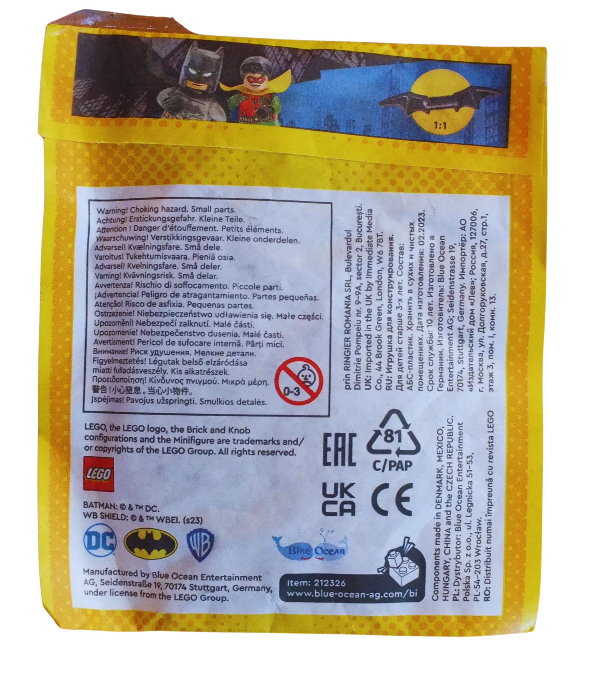LEGO® DC Batman with Jet Paper Pack 212326 - Bits and Blocks