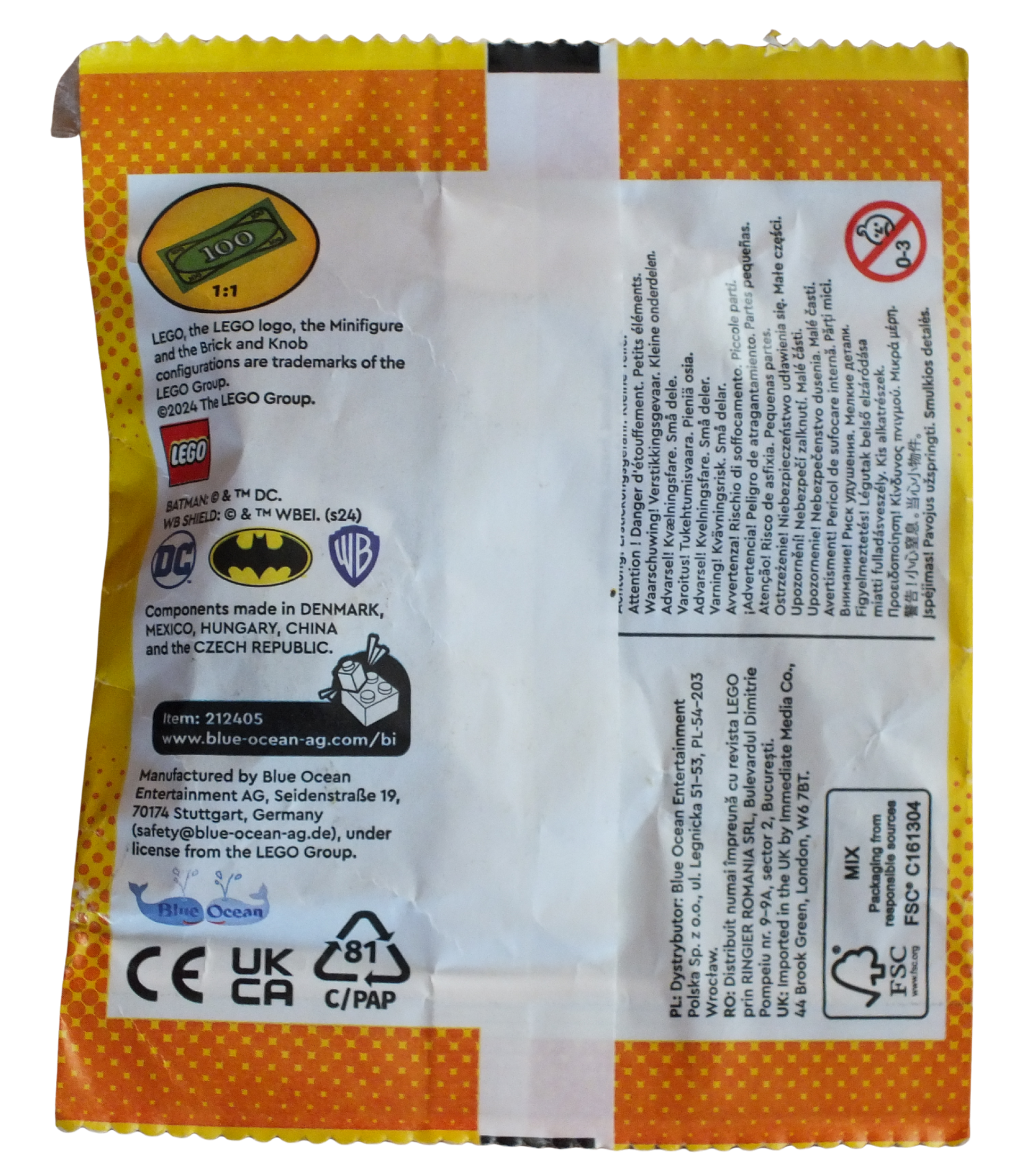 LEGO® DC The Joker and Cash Machine Paper Pack 212405 - Bits and Blocks